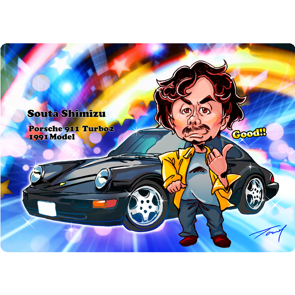 お友達のデジタルイラストを描きます