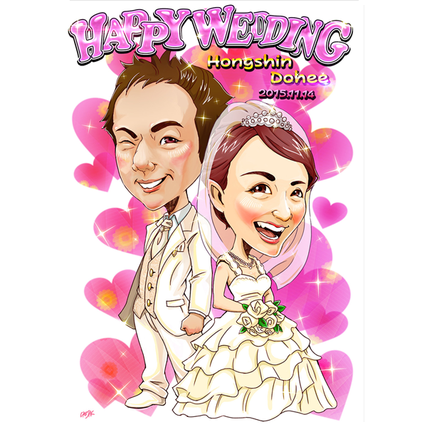 結婚式用ウェルカムボード制作事例